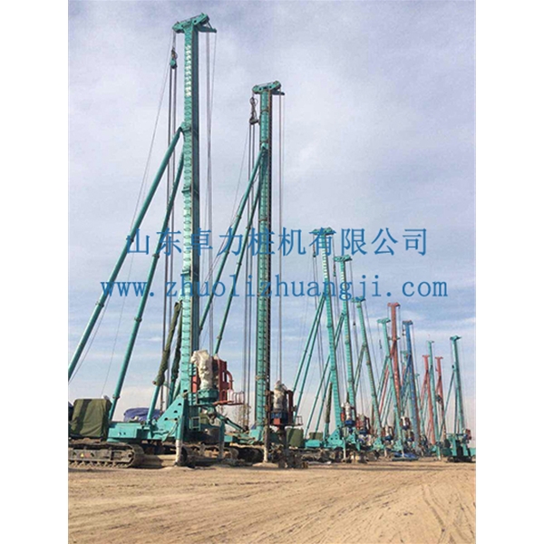 山东HJC黄金城桩机助力高铁施工